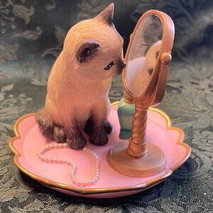 Like New Lenox American by Design "Fairest Feline" Cat Figurine